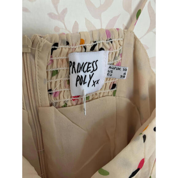 FALL CLEARANCE NWOT Princess Polly Button Down Floral Slip Dress - Picture 4 of 7